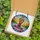 Meditative Art Lovers' Edge-to-Edge Stained Glass Tiffany Style Yoga Lotus Jewel Tone Mosaic Stained Glass Suncatcher - 5