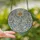 Elegant Style Lovers' Tiffany Stained Glass Angelic Winged Cross Sunburst Iridescent Pearl Sky Blue Peach Crystal Mosaic Stained Glass Suncatcher - 2
