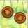 Autumn Art Lovers' Tiffany Stained Glass Autumn Wreath Fiery Orange Gold Red Amber Foliage Mosaic Stained Glass Suncatcher - 3