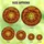 Autumn Art Lovers' Tiffany Stained Glass Autumn Wreath Fiery Orange Gold Red Amber Foliage Mosaic Stained Glass Suncatcher - 6