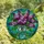 Art Lovers' Tiffany Inspired Lilac Stained Glass Bouquet Jewel Tone Floral Mosaic Stained Glass Suncatcher - 4