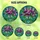 Art Lovers' Tiffany Inspired Lilac Stained Glass Bouquet Jewel Tone Floral Mosaic Stained Glass Suncatcher - 6