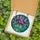Art Lovers' Tiffany Inspired Lilac Stained Glass Bouquet Jewel Tone Floral Mosaic Stained Glass Suncatcher - 5