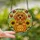 Dog Lovers' Happy Golden Dog Halloween Pumpkin Tiffany Stained Glass Autumn Mosaic Stained Glass Suncatcher - 2