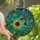 Nature Lovers' Tiffany Stained Glass Hummingbird Sunflower Floral Mosaic Emerald Ruby Golden Art Stained Glass Suncatcher - 1