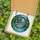 Nature Lovers' Vibrant Blue Orange Aqua Tiffany Stained Glass Kingfisher River Mosaic Stained Glass Suncatcher - 5