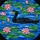 Nature Lovers' Intricate Tiffany Stained Glass Black Cormorant Pink Water Lilies Blue Water Mosaic Stained Glass Suncatcher - 7