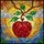 Art Lovers' Tiffany-Style Stained Glass Disco Apple Mosaic Deep Red Emerald Green Golden Sky Stained Glass Suncatcher - 7