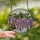 Nature Lovers' Intricate Tiffany Stained Glass Wisteria Bloom Mosaic Lavender Violet Green Jewel Tones Stained Glass Suncatcher - 2