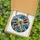 Nature Lovers' Intricate Jewel Tone Tiffany Style Red Dragonfly Blue Forget-Me-Nots Mosaic Stained Glass Suncatcher - 5