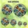 Nature Lovers' Intricate Jewel Tone Tiffany Style Red Dragonfly Blue Forget-Me-Nots Mosaic Stained Glass Suncatcher - 6