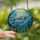 Nature Lovers' Tiffany Stained Glass Manatee Family Intricate Aqua Teal Oceanic Mosaic Stained Glass Suncatcher - 2