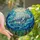Nature Lovers' Tiffany Stained Glass Manatee Family Intricate Aqua Teal Oceanic Mosaic Stained Glass Suncatcher - 1