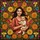 Mothers' Jewel Tone Stained Glass Mother & Child Floral Mosaic Art, Intricate Edge-to-Edge Stained Glass Suncatcher - 7