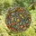 Science Enthusiasts' Whimsical Microbe Tiffany Stained Glass Yellow Lavender Teal Orange Pink Stained Glass Suncatcher - 4