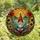 Whimsical Art Lovers' Tiffany Style Stained Glass Gnome Meadow Sunflowers Radiant Jewel Tones Stained Glass Suncatcher - 4