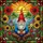 Whimsical Art Lovers' Tiffany Style Stained Glass Gnome Meadow Sunflowers Radiant Jewel Tones Stained Glass Suncatcher - 7
