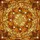 Autumn Enthusiasts' Highly Detailed Edge-to-Edge Tiffany Stained Glass Autumn Wreath, Amber Gold Burnt Orange Pearl Mosaic Stained Glass Suncatcher - 7
