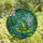 Whimsical Art Fans' Jewel Tone Stained Glass Frog Reading Fairy Wings Lotus Pond Emerald Green Pink Stained Glass Suncatcher - 4