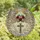 Devotional Art Lovers' Glowing Tiffany Stained Glass Angel Wings Crimson Roses Cross Design Stained Glass Suncatcher - 4