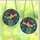 Art Lovers' Vibrant Stained Glass Ruby Poppy Sapphire Forget-Me-Not Mason Jar Bouquet, Patriotic Mosaic Pattern Stained Glass Suncatcher - 3