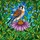 Wildlife Admirers' Tiffany Style Jewel Tone Kestrel Coneflower Botanical Mosaic Stained Glass Suncatcher - 7
