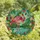 Tropical Art Lovers' Tiffany Style Intricate Flamingo Floral Mosaic Pink Green Yellow Stained Glass Pattern Stained Glass Suncatcher - 4