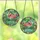 Tropical Art Lovers' Tiffany Style Intricate Flamingo Floral Mosaic Pink Green Yellow Stained Glass Pattern Stained Glass Suncatcher - 3