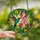 Empowerment Advocates Tiffany Style Hummingbird Art, Intricate Pink Ribbon, Lush Jewel Tone Floral Mosaic, Bold Lead Lines Stained Glass Suncatcher - 2