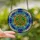 Celtic Art Lovers' Intricate Tiffany Style Stained Glass Triquetra Knot Emerald Gold Jewel Tones Mosaic Pattern Stained Glass Suncatcher - 2