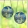 Winter Enthusiasts' Intricate Stained Glass Winter Cabin Snowy Pines Blue Iridescent Jewel Tones Stained Glass Suncatcher - 3