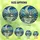 Winter Enthusiasts' Intricate Stained Glass Winter Cabin Snowy Pines Blue Iridescent Jewel Tones Stained Glass Suncatcher - 6