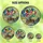 Whimsical Art Lovers' Intricate Tiffany Stained Glass Raccoon Floating Balloons Vibrant Jewel Tone Sky Mosaic Stained Glass Suncatcher - 6