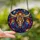 Zodiac Art Lovers' Intricate Stained Glass Taurus Bull Cosmic Jewel Tone Design Stained Glass Suncatcher - 2