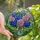 Art Lovers' Tiffany Style Stained Glass Hydrangea Garden Jewel Tone Mosaic Pattern Stained Glass Suncatcher - 1