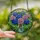 Art Lovers' Tiffany Style Stained Glass Hydrangea Garden Jewel Tone Mosaic Pattern Stained Glass Suncatcher - NIX1NBOWQA