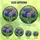 Art Lovers' Tiffany Style Stained Glass Hydrangea Garden Jewel Tone Mosaic Pattern Stained Glass Suncatcher - 6