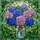 Art Lovers' Tiffany Style Stained Glass Hydrangea Garden Jewel Tone Mosaic Pattern Stained Glass Suncatcher - 7