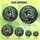 Wildlife Art Enthusiasts' High Contrast Tiffany Stained Glass Raccoon Opossum Embrace Mosaic Stained Glass Suncatcher - -UPusnlsOL