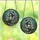 Wildlife Art Enthusiasts' High Contrast Tiffany Stained Glass Raccoon Opossum Embrace Mosaic Stained Glass Suncatcher - WsOhH8m3U3