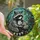 Wildlife Art Enthusiasts' High Contrast Tiffany Stained Glass Raccoon Opossum Embrace Mosaic Stained Glass Suncatcher - pRUcVpzVTJ