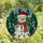 Holiday Celebrants' Tiffany Stained Glass Jolly Snowman Ruby Red Emerald Green Winter Wonderland Mosaic Pattern Stained Glass Suncatcher - 4