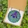 Floral Art Enthusiasts' Majestic Iris Stained Glass Jewel Tone Art, Violet Purple Teal Garden Mosaic Stained Glass Suncatcher - Ly_n_ZwA6P