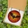 Gothic Fantasy Enthusiasts' Intricate Stained Glass Menacing Bat Fiery Orange Red Design Stained Glass Suncatcher - 5