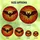 Gothic Fantasy Enthusiasts' Intricate Stained Glass Menacing Bat Fiery Orange Red Design Stained Glass Suncatcher - 6