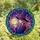 Fantasy Art Enthusiasts' Tiffany Stained Glass Witch Luminous Moon Pink Lavender Teal Geometric Mosaic Edge-to-Edge Stained Glass Suncatcher - 4