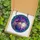 Fantasy Art Enthusiasts' Tiffany Stained Glass Witch Luminous Moon Pink Lavender Teal Geometric Mosaic Edge-to-Edge Stained Glass Suncatcher - 5