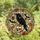 Autumn Aesthetic Lovers' Intricate Tiffany Glass Raven Skull Autumn Leaves Bat Mosaic Black Orange Red Clear Gray Stained Glass Suncatcher - 4