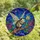 Fantasy Art Lovers' Whimsical Opossum Fairy Tiffany Stained Glass Amethyst Emerald Cosmic Magic Art Stained Glass Suncatcher - 4