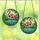 Tropical Art Lovers' Tiffany Stained Glass Flamingo Tropical Flower Mosaic Jewel Tone Pattern Stained Glass Suncatcher - 3